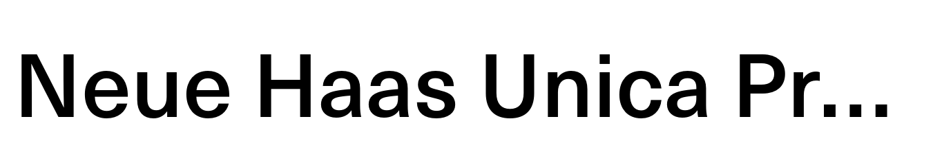 Neue Haas Unica Pro Medium